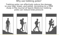 Adjustable Aluminum Trekking Poles, Lightweight Collapsible (Set-1)
