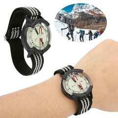 Portable Wrist Watch Compass Pocket Waterproof for Outdoor Camping Hiking Diving