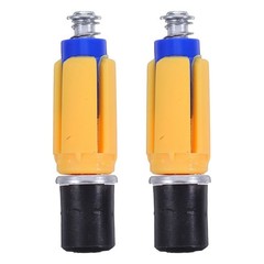 2 Pcs Walking Stick Accessories Hiking Tip Expansion Tube Cane Fitting Trekking