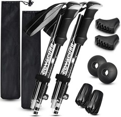 Hiking Poles Collapsible Trekking Poles – Aluminum Alloy 7075 Walking Sticks for