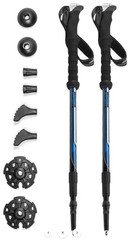 Cascade Mountain Tech Trekking Poles, Twist Blue EVA , One Size