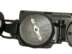 Military Lensatic Compass 1:25,000 Meter Scale Map Reading Navigation
