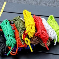 Adjustable 4mm by 4m Reflective Rope for Camping and Outdoor Activities