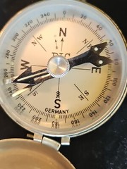 NYMA Vintage PIC military Compass Lock Direction Arrow Made in Germany 9d68