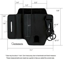 PU Leather man Sheath Multitool With Pen Holder Sheath EDC Pocket Organizer