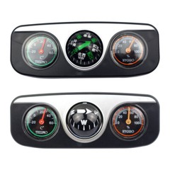 3 in1 Car Dashboard Thermometer Navigation Compass Ball for Boat Marine Truck