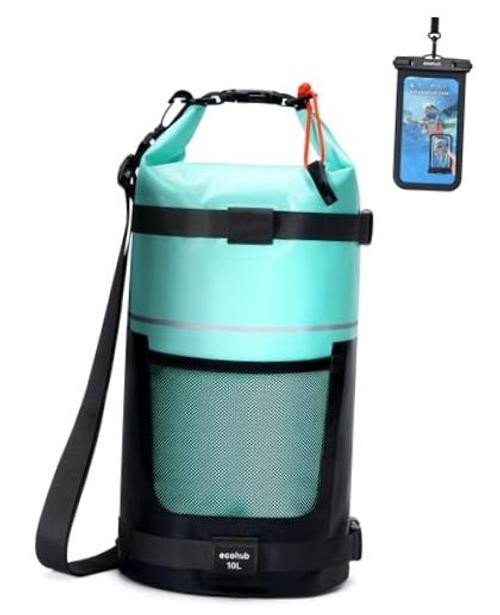 Waterproof Dry Bag for Women Men, 5L//20L Roll Top Lightweight Dry 10L Green