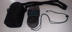 A VINTAGE MOTOROLA TRAXAR HANDHELD GPS UNIT MODEL TRX61000A3 WITH CASE, GREAT!