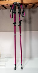 Pink Covacure 7075 Trekking Poles Collapsible Aluminum Alloy Hiking Poles