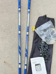 Set of Trekology Trek Z Folding Trekking Poles 105-120CM Blue..8Q