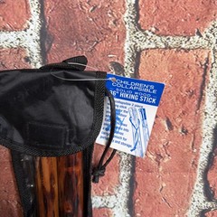 Childrens Hiking Walking Stick Pole Collapsible Hardwood-36″
