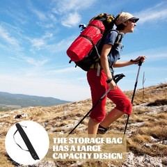 Trekking Bag Folding Walking Sticks Pouch Fishing Backpack Carrying Pole