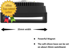 Kanpas Mini Button Map Compass with Turnable Bezel for Watchband Every Day Carry