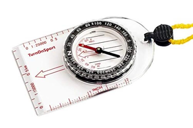 Boy Scout Orienteering Hiking Compass – Kids, Waterproof & Style R