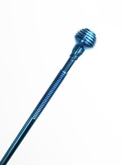 Handcrafted Convertible Titanium Walking Cane with Ice Ferrule – One of a Kind