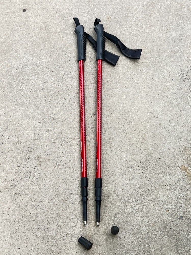Set of Sportsline XC 550 Aluminum Trekking Poles 110-135CM .. 4B