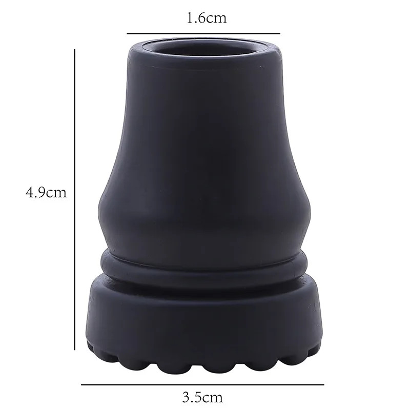 16-22mm Antiskid Walking Stick Crutch Cane Bottom Pads Cover Protector Climbing