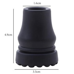16-22mm Antiskid Walking Stick Crutch Cane Bottom Pads Cover Protector Climbing