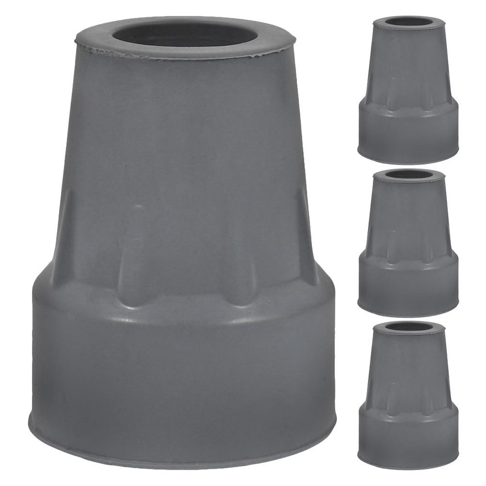 4Pcs Reusable Rubber Hiking Pole Tips Replacement for Trekking Pole Accessories