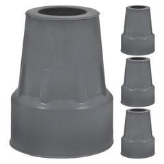 4Pcs Reusable Rubber Hiking Pole Tips Replacement for Trekking Pole Accessories