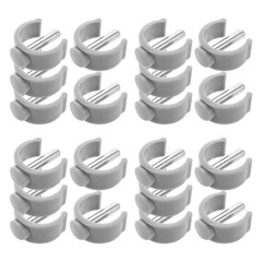 20 PCS Attachments for Walking Canes Pins Crutch Leg -shape Clamp