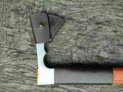 Walking Stick AXE | ROSE Wood Handle, Carbon Steel | Best Gift For Grand Parents
