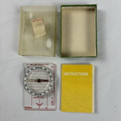 Vintage Polaris Compass Liquid Filled Silva System Hiking Made Sweden Type 7