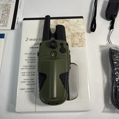 Garmin Rino 120 Handheld Hiking GPS Navigator 2-way Radio Tested IOB