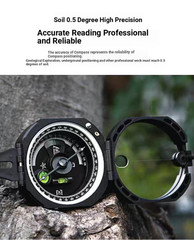 Professional Orienteering Compass High Accuracy Transit Compass Clinometer New