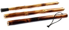 3 piece Wood Walking Stick – 55″ Collapsible
