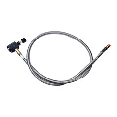 1 Meter Stove Adapter Hose Aluminum Copper Stainless Steel Black Color