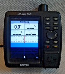 GARMIN GPSMAP 182C MARINE CHART PLOTTER FISHFINDER GPS w PWR MOUNT COVER ANTENNA