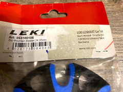 LEKI BIG Mountain BASKET 2K 95mm 1 Pair Blue