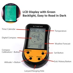 Electronic Digital Altimeter 8 in 1 Multifunction LCD Backlight Mini A0T0