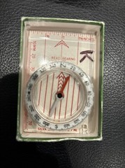 Vtg! Silva Polaris Compass Type 7 Liquid Filled Sweden w/ Box & Instructions
