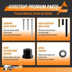 Front Bushing Kit for 2004-Up Precedent Carts – Polyurethane Spring & A-Arm Set