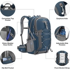 Durable Lightweight Trekking Poles W/ Cork Grip & Quick Lock Hiking Backpack New