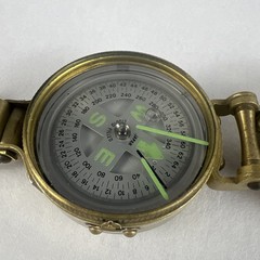 Vintage “Kiffe” Military Style Lensatic Compass Japan Liquid Filled Rare