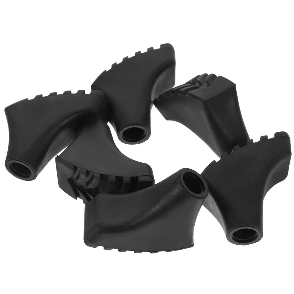 6 Pcs Rubber Tips Replacement Hiking Pole Tips Trekking Pole Cane Foot Cover