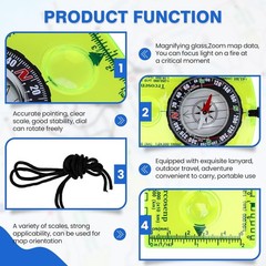 Orienteering Compass Hiking Survival Compas Small Mini