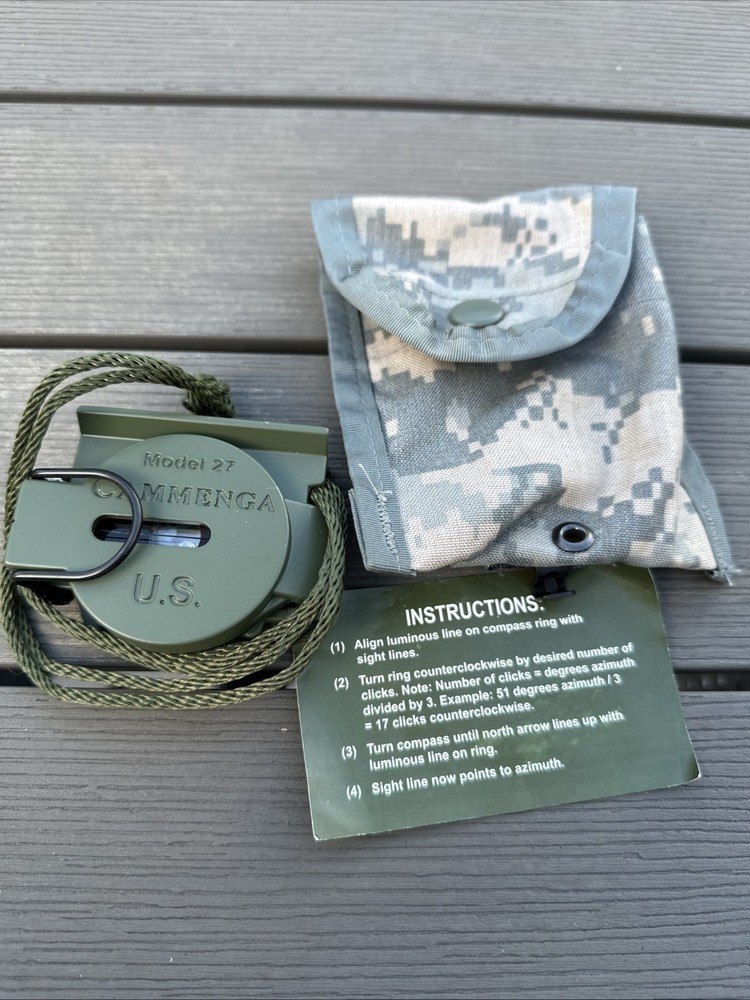 Cammenga USA Model 27 Phosphorescent Military Compass