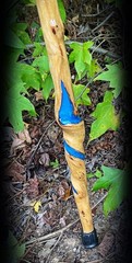 56” Vine Twisted Sweetgum Walking Stick Handmade & Finished