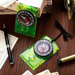 Acrylic Orienteering Compass for Hiking, Backpacking, Map Reading & Navigation