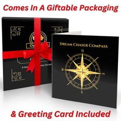 The Dream Chaser Compass in Wooden Box – 2025 Graduation Gifts for Him College