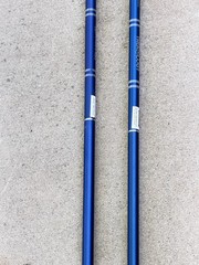Set of Trekology Folding Trekking Poles 110-130CM Blue W/Bag – 11J