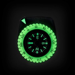 Military Grade Clip-On Wrist Compass | Glow in Dark Bezel | Survival Evasion Too
