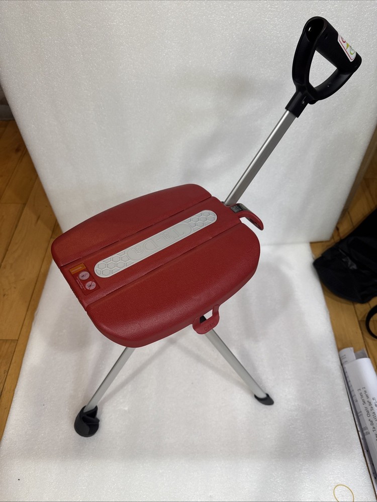 STEP2GOLD Ta-Da Chair Series 2, Portable Trekking Hiking Pole Red 32.3” New