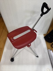STEP2GOLD Ta-Da Chair Series 2, Portable Trekking Hiking Pole Red 32.3” New
