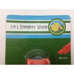 Emergency Camp Whistle Gadget Compass Matches Holder Firestarter Mirror