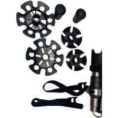 The Fit Life Folding Hiking Backpacking Camping Poles W/11 Pieces 4’-5” Length